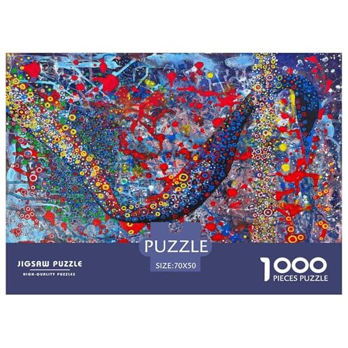 Multicoloured Hölzerne Puzzles Wasserfest 1000-teiliges Puzzle Für Erwachsene Spaß Lernspiele​ von YTPONBCSTUG