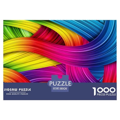 Multicoloured Hölzerne Puzzles Wasserfest 1000-teiliges Puzzle Geschenke Für Erwachsene Spaß Lernspiele​ von YTPONBCSTUG