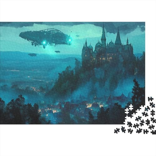 Neuschwanstein Castle 1000 Stück Jigsaw Puzzle Lernpuzzle Familienspiel Geschenk Für Erwachsene - 1000pcs (75x50cm) von YTPONBCSTUG