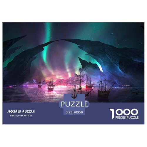Northern Lights,Ocean Ship Hölzerne Puzzles Wasserfest 1000 Teile DIY- Puzzle Für Erwachsene Bunt Herausfordernde Puzzlespiele Northern Lights,Ocean Ship Hölzerne Puzzles Wasserfest 1000 Teile DIY- Puzzle Für Erwachsene Bunt Herausfordernde Puzzlespiele von YTPONBCSTUG
