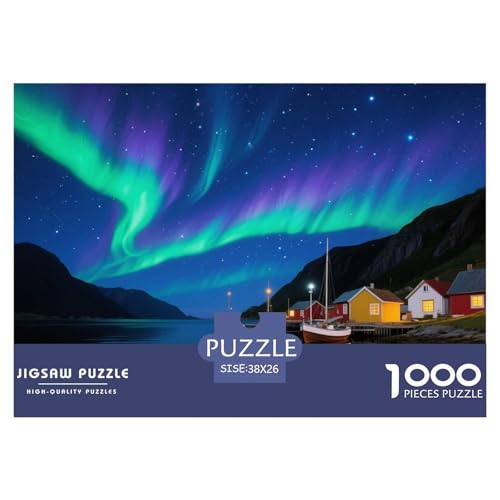 Norwegian Aurora Hölzerne Puzzles Wasserfest 1000 Teile DIY- Puzzle Geschenke Für Erwachsene Spaßzur Heimdekoration Norwegian Aurora Hölzerne Puzzles Wasserfest 1000 Teile DIY- Puzzle Geschenke Für Erwachsene Spaßzur Heimdekoration von YTPONBCSTUG