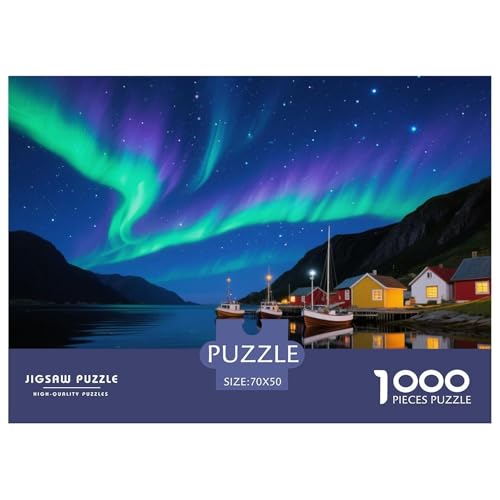 Norwegian Aurora Hölzerne Puzzles Wasserfest 1000-teiliges Puzzle Für Erwachsene Herausfordernd Und Knifflig Lernspiele Norwegian Aurora Hölzerne Puzzles Wasserfest 1000-teiliges Puzzle Für Erwachsene Herausfordernd Und Knifflig Lernspiele von YTPONBCSTUG