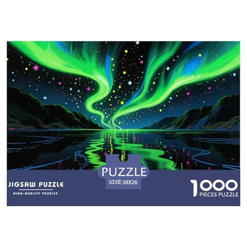 Norwegian Aurora Hölzerne Puzzles Wasserfest 1000-teiliges Puzzle Für Erwachsene Spaß Lernspiele Norwegian Aurora Hölzerne Puzzles Wasserfest 1000-teiliges Puzzle Für Erwachsene Spaß Lernspiele von YTPONBCSTUG