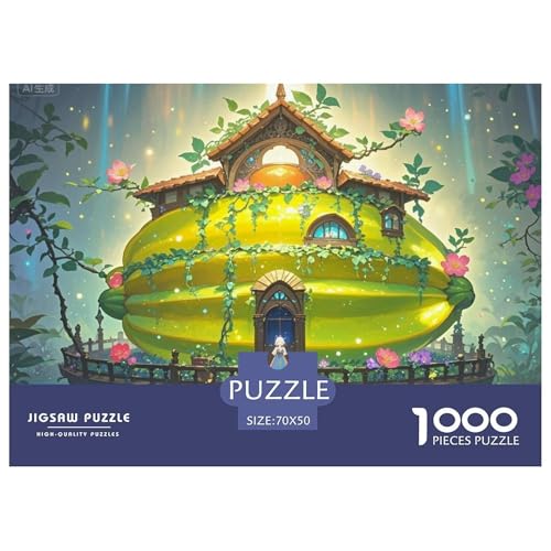 Obsthaus Hölzerne Puzzles Wasserfest 1000 Teile DIY- Puzzle Geschenke Für Erwachsene Spaß Lernspiele von YTPONBCSTUG