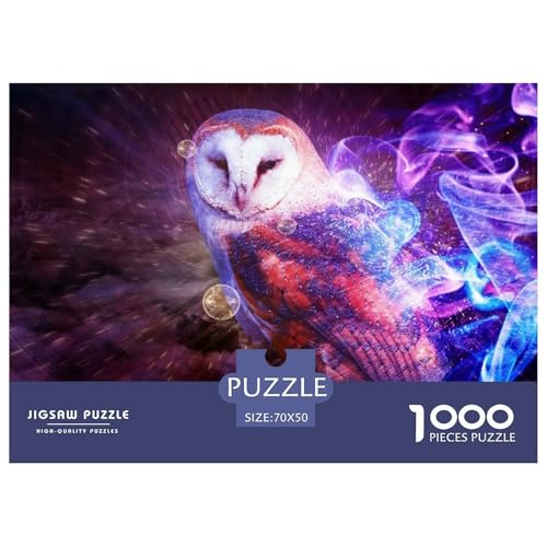 Owls Hölzerne Puzzles Wasserfest 1000-teiliges Puzzle Geschenke Für Erwachsene Bunt Lernspiele​ von YTPONBCSTUG