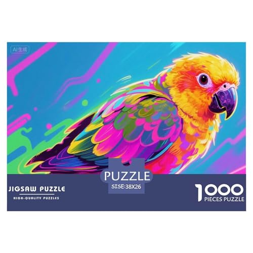 Papagei Hölzerne Puzzles Wasserfest 1000 Teile DIY- Puzzle Für Erwachsene Spaß Lernspiele von YTPONBCSTUG