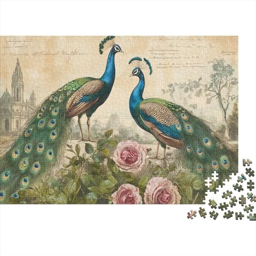 Peacocks 1000 Stück Puzzles Für Erwachsene, Familienspaß Versailles Gardens Thema Puzzlespiele 1000 Stück Für Erwachsene Geschenke 1000pcs (75x50cm) von YTPONBCSTUG