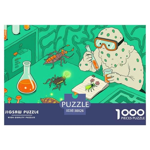 Pilzchemie Hölzerne Puzzles Wasserfest 1000-teiliges Puzzle Für Erwachsene Unmöglich Lernspiele von YTPONBCSTUG