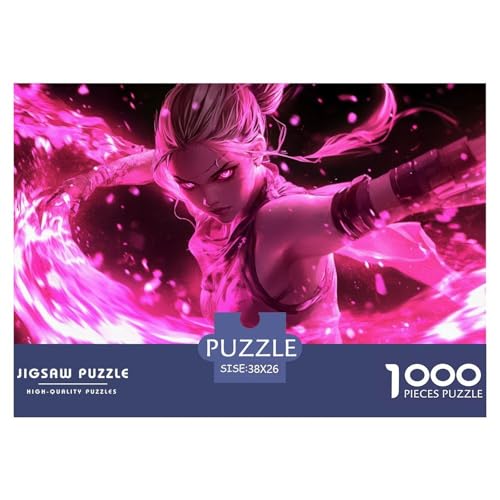 Pink Anime Girl(10 Hölzerne Puzzles Wasserfest 1000-teiliges Puzzle Geschenke Für Erwachsene Unmöglich Puzzle Zur Heimdekoration Pink Anime Girl(10 Hölzerne Puzzles Wasserfest 1000-teiliges Puzzle Geschenke Für Erwachsene Unmöglich Puzzle Zur Heimdekoration von YTPONBCSTUG