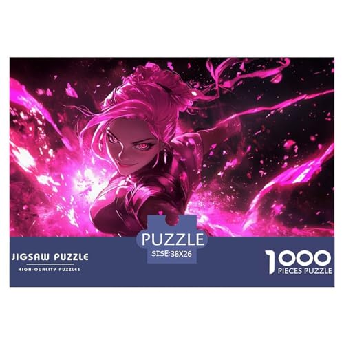 Pink Anime Girl Hölzerne Puzzles Wasserfest 1000 Teile DIY- Puzzle Für Erwachsene Herausfordernd Und Knifflig Puzzle Zur Heimdekoration Pink Anime Girl Hölzerne Puzzles Wasserfest 1000 Teile DIY- Puzzle Für Erwachsene Herausfordernd Und Knifflig Puzzle Zur Heimdekoration von YTPONBCSTUG