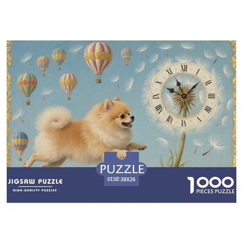Pommerscher Löwenzahn Hölzerne Puzzles Wasserfest 1000-teiliges Puzzle Geschenke Für Erwachsene Unmöglichzur Heimdekoration von YTPONBCSTUG