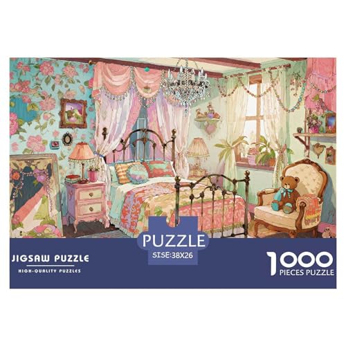 Princess Bedroom Hölzerne Puzzles Wasserfest 1000 Teile DIY- Puzzle Für Erwachsene Bunt Herausfordernde Puzzlespiele Princess Bedroom Hölzerne Puzzles Wasserfest 1000 Teile DIY- Puzzle Für Erwachsene Bunt Herausfordernde Puzzlespiele von YTPONBCSTUG