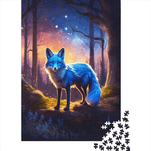 Puzzle 1000 Teile Fuchs Puzzle Für Erwachsene,Puzzle Mit Tier Wildtiere-Motiv,Kann Als Heimdekoration Verwendet Werden 1000pcs (75x50cm) von YTPONBCSTUG