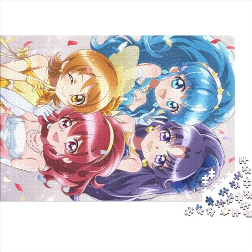 Puzzles Für Erwachsene, 300 Teile Holzpuzzle -Anime-Mädchen,Manga Thema Puzzle Geschenk Wanddekoration 300pcs (40x28cm) von YTPONBCSTUG