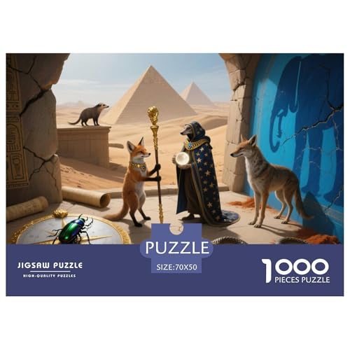 Pyramidenkammer Hölzerne Puzzles Wasserfest 1000-teiliges Puzzle Für Erwachsene Herausfordernd Und Knifflig Lernspiele von YTPONBCSTUG
