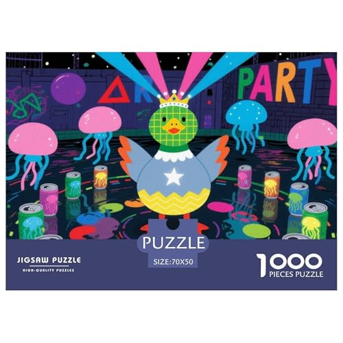 Quallerente Hölzerne Puzzles Wasserfest 1000 Teile DIY- Puzzle Für Erwachsene Spaß Lernspiele von YTPONBCSTUG