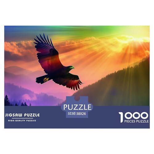 Rainbow-Feathered Eagle Hölzerne Puzzles Wasserfest 1000 Teile DIY- Puzzle Geschenke Für Erwachsene Spaß Puzzle Zur Heimdekoration Rainbow-Feathered Eagle Hölzerne Puzzles Wasserfest 1000 Teile DIY- Puzzle Geschenke Für Erwachsene Spaß Puzzle Zur Heimdekoration von YTPONBCSTUG