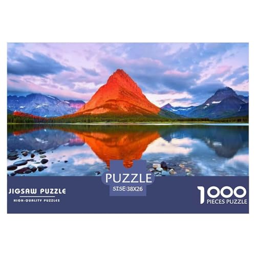 Red Mountain Hölzerne Puzzles Wasserfest 1000 Teile DIY- Puzzle Geschenke Für Erwachsene Unmöglich Puzzle Zur Heimdekoration​ von YTPONBCSTUG