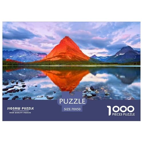 Red Mountain Hölzerne Puzzles Wasserfest 1000-teiliges Puzzle Geschenke Für Erwachsene Spaß Lernspiele​ von YTPONBCSTUG