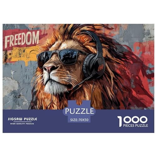 Reggae Rasta-Freedom Lion Hölzerne Puzzles Wasserfest 1000 Teile DIY- Puzzle Für Erwachsene Unmöglich Lernspiele Reggae Rasta-Freedom Lion Hölzerne Puzzles Wasserfest 1000 Teile DIY- Puzzle Für Erwachsene Unmöglich Lernspiele von YTPONBCSTUG