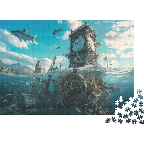 Rhine River Time Paradox Puzzles Für Erwachsene Style 1000 Stück Puzzles Für Erwachsene Herausforderndes Spiel 1000pcs (75x50cm) von YTPONBCSTUG