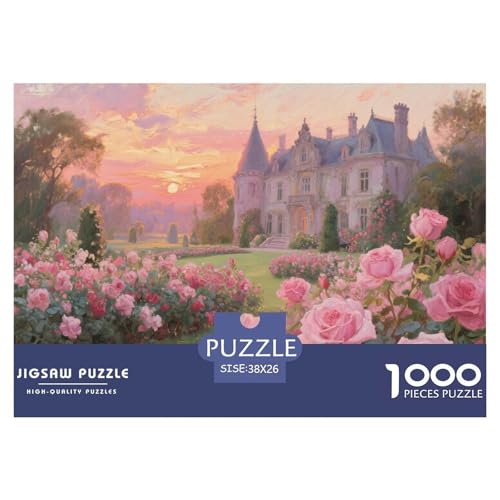 Rosenschloss Hölzerne Puzzles Wasserfest 1000 Teile DIY- Puzzle Für Erwachsene Spaß Lernspiele Rosenschloss Hölzerne Puzzles Wasserfest 1000 Teile DIY- Puzzle Für Erwachsene Spaß Lernspiele von YTPONBCSTUG