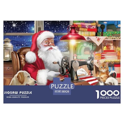 Santa Hölzerne Puzzles Wasserfest 1000-teiliges Puzzle Für Erwachsene Herausfordernd Und Knifflig Lernspiele Santa Hölzerne Puzzles Wasserfest 1000-teiliges Puzzle Für Erwachsene Herausfordernd Und Knifflig Lernspiele von YTPONBCSTUG