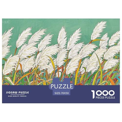 Schilf Hölzerne Puzzles Wasserfest 1000 Teile DIY- Puzzle Geschenke Für Erwachsene Bunt Lernspiele von YTPONBCSTUG