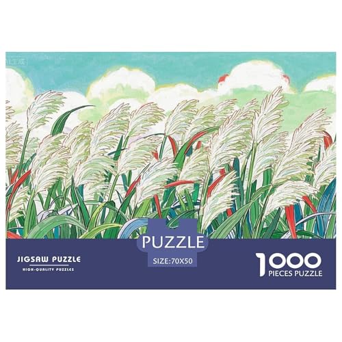 Schilf Hölzerne Puzzles Wasserfest 1000-teiliges Puzzle Für Erwachsene Spaß Lernspiele von YTPONBCSTUG