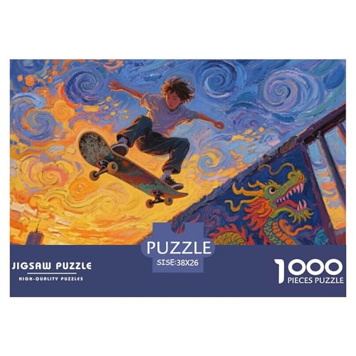 Skateboarder Hölzerne Puzzles Wasserfest 1000 Teile DIY- Puzzle Geschenke Für Erwachsene Unmöglichzur Heimdekoration Skateboarder Hölzerne Puzzles Wasserfest 1000 Teile DIY- Puzzle Geschenke Für Erwachsene Unmöglichzur Heimdekoration von YTPONBCSTUG