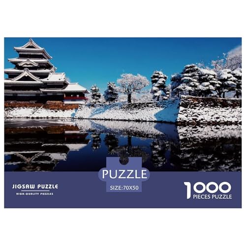 Sky-Lake,Building Hölzerne Puzzles Wasserfest 1000-teiliges Puzzle Für Erwachsene Spaß Herausfordernde Puzzlespiele​ von YTPONBCSTUG