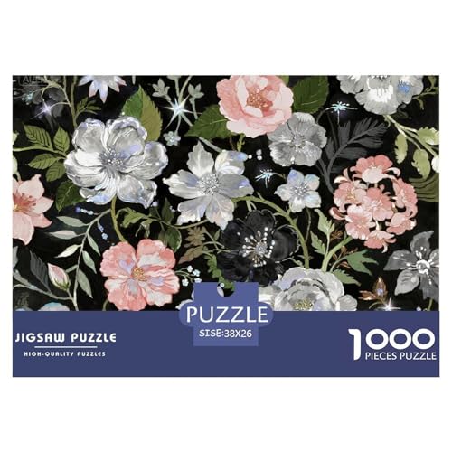 Small Florals Hölzerne Puzzles Wasserfest 1000 Teile DIY- Puzzle Für Erwachsene Bunt Lernspiele von YTPONBCSTUG