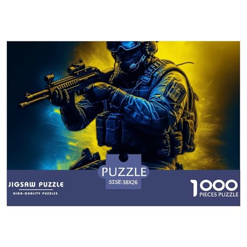 Soldier Hölzerne Puzzles Wasserfest 1000-teiliges Puzzle Für Erwachsene Bunt Herausfordernde Puzzlespiele Soldier Hölzerne Puzzles Wasserfest 1000-teiliges Puzzle Für Erwachsene Bunt Herausfordernde Puzzlespiele von YTPONBCSTUG