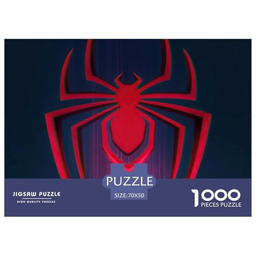 Spider Hölzerne Puzzles Wasserfest 1000-teiliges Puzzle Für Erwachsene Unmöglich Puzzle Zur Heimdekoration​ von YTPONBCSTUG