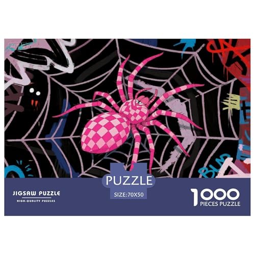 Spinne Hölzerne Puzzles Wasserfest 1000 Teile DIY- Puzzle Für Erwachsene Buntzur Heimdekoration Spinne Hölzerne Puzzles Wasserfest 1000 Teile DIY- Puzzle Für Erwachsene Buntzur Heimdekoration von YTPONBCSTUG