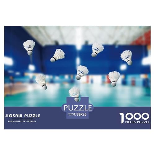 Sports-Badminton Hölzerne Puzzles Wasserfest 1000-teiliges Puzzle Für Erwachsene Spaß Herausfordernde Puzzlespiele Sports-Badminton Hölzerne Puzzles Wasserfest 1000-teiliges Puzzle Für Erwachsene Spaß Herausfordernde Puzzlespiele von YTPONBCSTUG