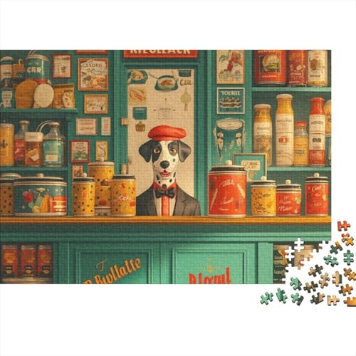 Spotted Dalmatian Puzzles 1000 Stück Pop Art Puzzles Für Erwachsene Lernen Lernspielzeug Weihnachten Geburtstag Geschenke 1000pcs (75x50cm) von YTPONBCSTUG