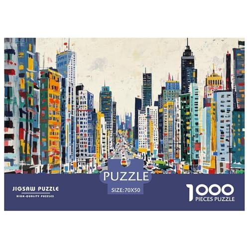 Stadtbild Hölzerne Puzzles Wasserfest 1000-teiliges Puzzle Geschenke Für Erwachsene Unmöglich Lernspiele von YTPONBCSTUG