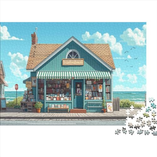 Straßenansicht 500 Stück Puzzles Für Erwachsene-Gebäude Landschaften Muster Puzzles Für Erwachsene 500 DIY Puzzle Spielzeug 500pcs (52x38cm) von YTPONBCSTUG