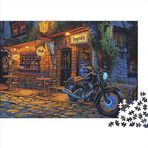 Straßenansicht Puzzle 1000 Teile Erwachsene Gebäude Landschaften Puzzles Für Erwachsene Lernspiel Herausforderungsspielzeug 1000-teilige Puzzles Für Erwachsene 1000pcs (75x50cm) von YTPONBCSTUG