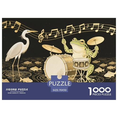 Sumpfsymphonie Hölzerne Puzzles Wasserfest 1000-teiliges Puzzle Geschenke Für Erwachsene Unmöglich Lernspiele von YTPONBCSTUG