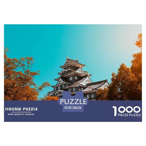 Temple Hölzerne Puzzles Wasserfest 1000-teiliges Puzzle Für Erwachsene Unmöglich Lernspiele​ von YTPONBCSTUG