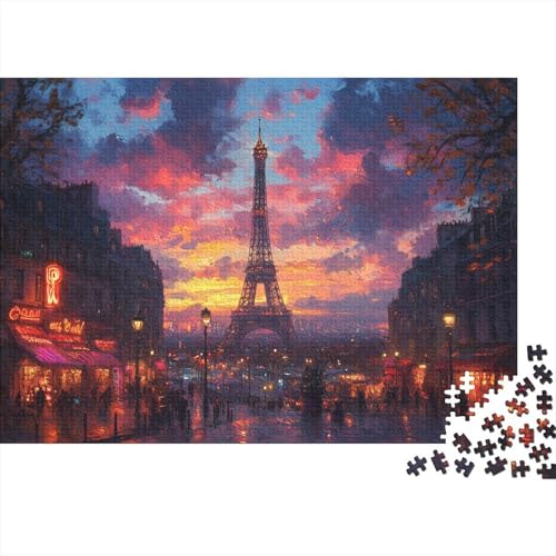 The Eiffel Tower 1000 Stück Puzzles Für Erwachsene, Familienspaß Colorful Clouds Thema Puzzlespiele 1000 Stück Für Erwachsene Geschenke 1000pcs (75x50cm) von YTPONBCSTUG