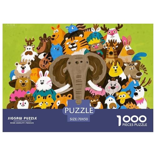 Tier Hölzerne Puzzles Wasserfest 1000-teiliges Puzzle Für Erwachsene Spaß Lernspiele von YTPONBCSTUG