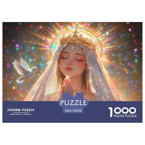 Virgin Mary Hölzerne Puzzles Wasserfest 1000 Teile DIY- Puzzle Für Erwachsene Herausfordernd Und Knifflig Lernspiele Virgin Mary Hölzerne Puzzles Wasserfest 1000 Teile DIY- Puzzle Für Erwachsene Herausfordernd Und Knifflig Lernspiele von YTPONBCSTUG