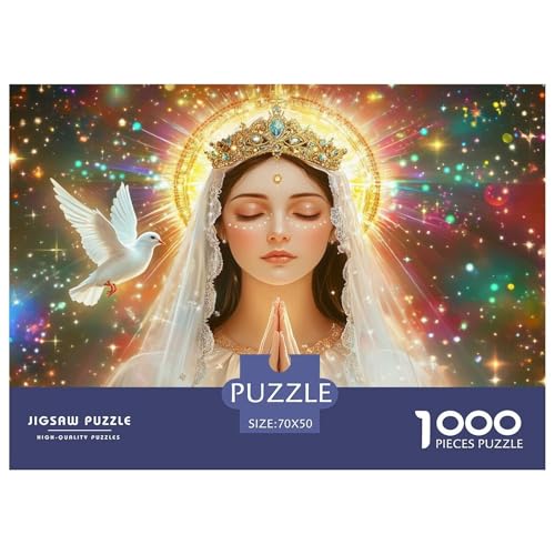 Virgin Mary Hölzerne Puzzles Wasserfest 1000 Teile DIY- Puzzle Geschenke Für Erwachsene Unmöglich Puzzle Zur Heimdekoration Virgin Mary Hölzerne Puzzles Wasserfest 1000 Teile DIY- Puzzle Geschenke Für Erwachsene Unmöglich Puzzle Zur Heimdekoration von YTPONBCSTUG