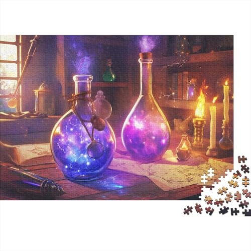 Wartburg Castle Alchemy Lab Puzzle 1000 Teile Erwachsene Puzzles Für Erwachsene Lernspiel Herausforderungsspielzeug 1000-teilige Puzzles Für Erwachsene 1000pcs (75x50cm) von YTPONBCSTUG