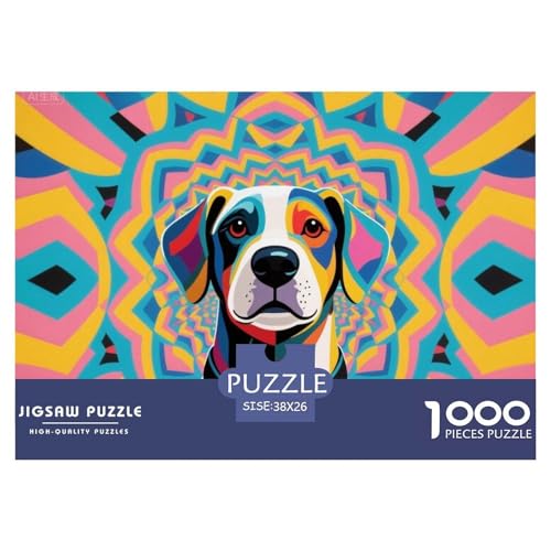 Wellenhund Hölzerne Puzzles Wasserfest 1000 Teile DIY- Puzzle Geschenke Für Erwachsene Unmöglich Lernspiele von YTPONBCSTUG