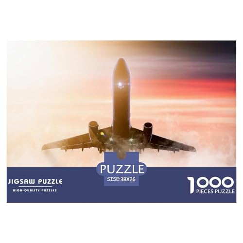 White Airplane Hölzerne Puzzles Wasserfest 1000 Teile DIY- Puzzle Für Erwachsene Unmöglich Herausfordernde Puzzlespiele​ von YTPONBCSTUG