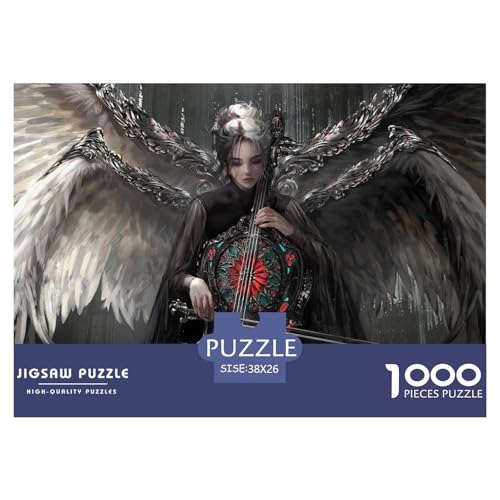 Wings, Angel Hölzerne Puzzles Wasserfest 1000 Teile DIY- Puzzle Geschenke Für Erwachsene Herausfordernd Und Knifflig Puzzle Zur Heimdekoration​ von YTPONBCSTUG